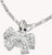 Ciondolo a forma di fiocco - Thomas Sabo Modello: CC1235-051-14
