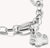Ciondolo Charm Thomas Sabo, zampa con pietre bianche, in argento