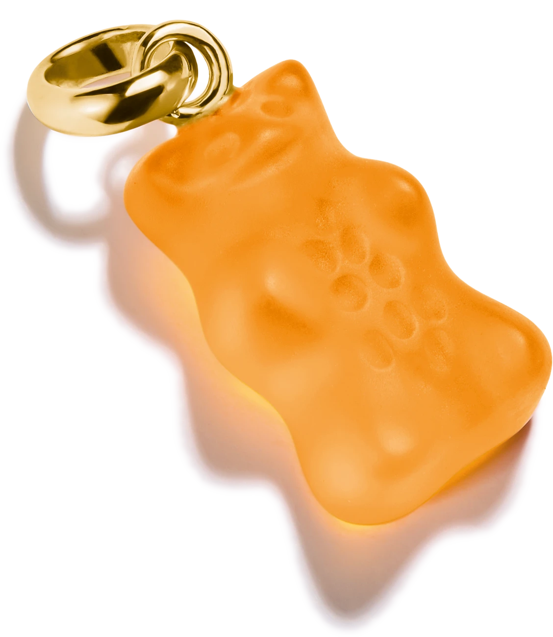 Charm Thomas Sabo Orso d'Oro Arancione Connect placcato oro