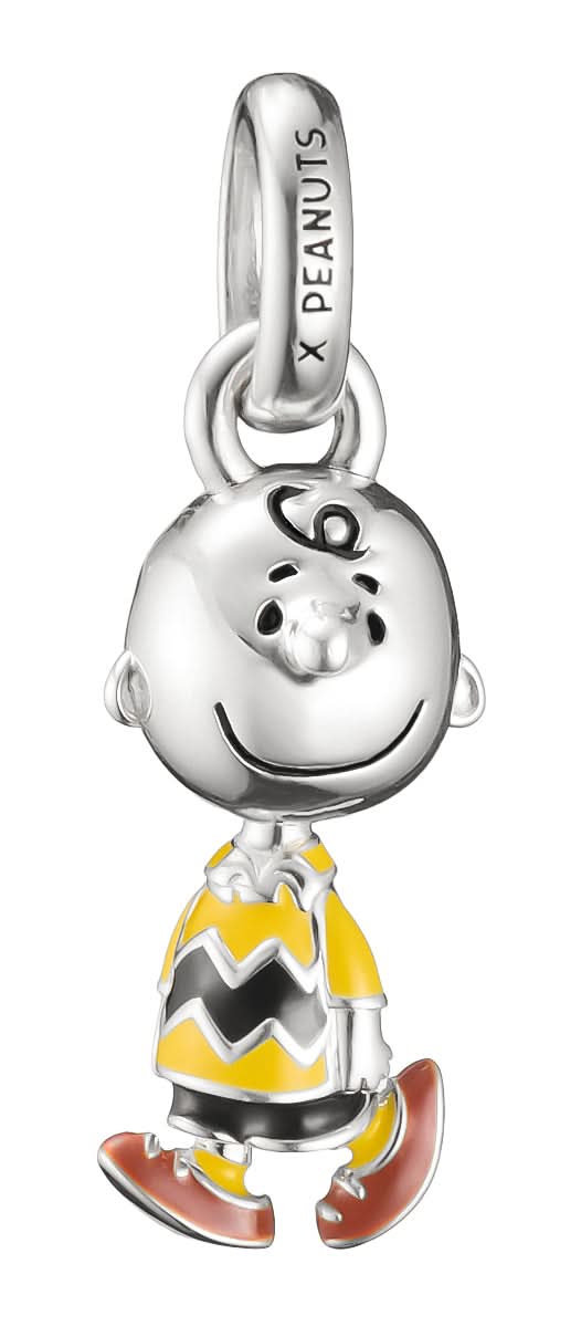 Ciondolo Charm in argento sterling 925 riciclato Charlie Brown PEANUTS Connect Thomas Sabo Modello: CC1304-664-4