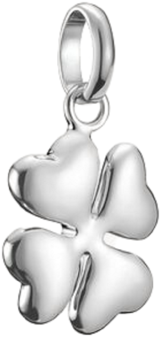 Ciondolo a forma di quadrifoglio portafortuna 3D in argento - Thomas Sabo Modello: CC1236-001-21
