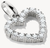 Ciondolo Charm, Cuore con Pietre Preziose in Argento - Thomas Sabo Modello: CC1237-051-14