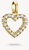 Ciondolo a cuore con pietre preziose in argento dorato - Thomas Sabo Modello: CC1237-414-14