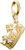 Ciondolo charm, corona con pietre bianche, in argento dorato - Thomas Sabo Modello: CC1247-414-14