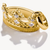 Ciondolo charm, corona con pietre bianche, in argento dorato - Thomas Sabo Modello: CC1247-414-14