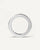 Collana in argento sterling 925 con ciondolo rotondo liscio