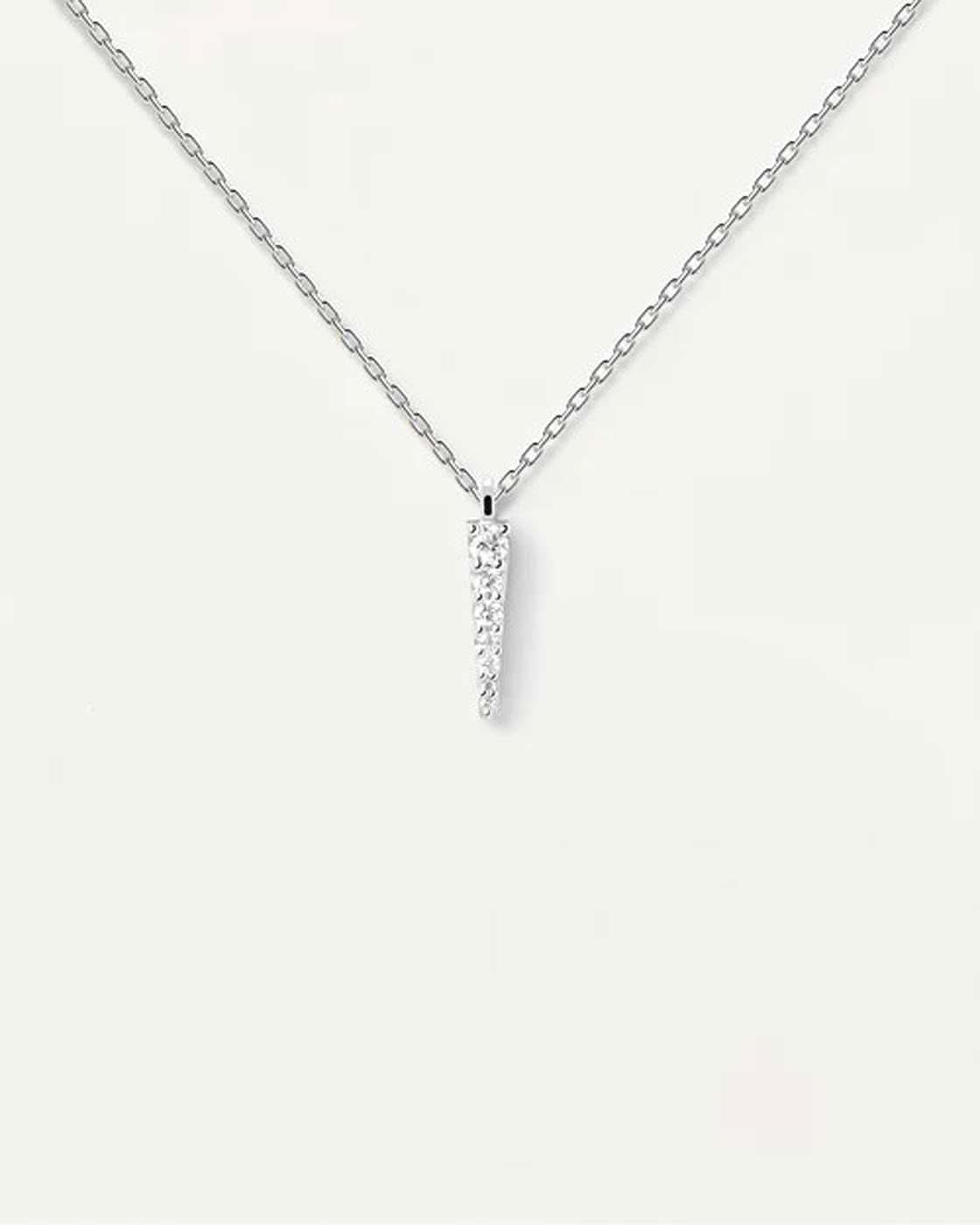 Collana Peak con pendente a punta - Argento Sterling 925