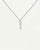 Collana Peak con pendente a punta - Argento Sterling 925