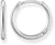 Orecchini a cerchio piccoli in argento - Argento Sterling 925