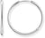 Orecchini a cerchio grandi in argento - Argento Sterling 925