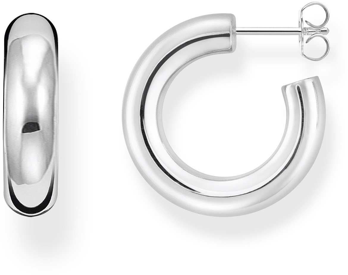 Orecchini a cerchio piccoli color argento - Thomas Sabo Modello: CR635-001-21