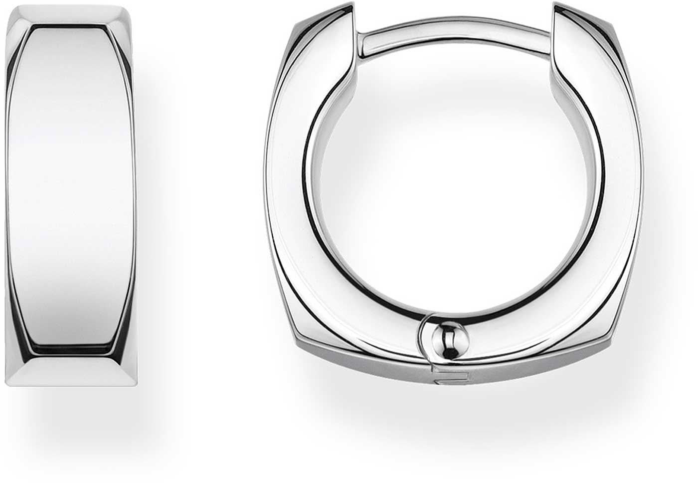 Orecchini a cerchio in argento per donna e uomo - Argento Sterling 925