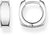 Orecchini a cerchio in argento per donna e uomo - Argento Sterling 925