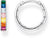 Creoli con pietre colorate - Argento Sterling 925