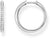 Creoli con pietre bianche - Argento Sterling 925