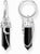 Orecchini a cerchio con pendente in onice e catena - Thomas Sabo Modello: CR722-641-11