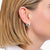 Orecchini a cerchio color argento con zirconi - Thomas Sabo Modello: CR730-051-14