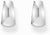 Orecchini a cerchio color argento, dall'elegante forma a trapezio con un look chunky ispirato agli anni '90 - Thomas Sabo Modello: CR740-001-21