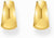 Orecchini a cerchio color oro, dall'elegante forma a trapezio con un look chunky ispirato agli anni '90 - Thomas Sabo Modello: CR740-413-39