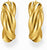 Orecchini a cerchio color oro, dal design intrecciato per look romantici e raffinati - Thomas Sabo Modello: CR742-413-39