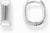 Orecchini a cerchio argentati, con forma squadrata e design minimalista - Thomas Sabo Modello: CR742-001-21