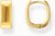Orecchini a cerchio color oro, con forma squadrata e design minimalista - Thomas Sabo Modello: CR743-413-39