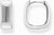 Orecchini a cerchio color argento, con forma squadrata e design minimalista - Thomas Sabo Modello: CR744-001-21