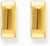 Orecchini a cerchio color oro, con forma squadrata e design minimalista - Thomas Sabo Modello: CR744-413-39