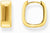 Orecchini a cerchio color oro, con forma squadrata e design minimalista - Thomas Sabo Modello: CR744-413-39