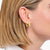 Orecchini a cerchio color oro, con forma squadrata e design minimalista - Thomas Sabo Modello: CR744-413-39