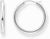 Orecchini a cerchio classici color argento, con forma arrotondata e leggermente più larga - Thomas Sabo Modello: CR745-001-21