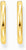 Orecchini a cerchio classici color oro, con forma arrotondata e leggermente più larga - Thomas Sabo Modello: CR745-001-21