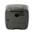 Wecker-Rückseite mit Batteriefach, schwarzes Gehäuse