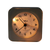 Funk-Wecker Uhr mit beleuchtetem Ziffernblatt und dunklem Gehäuse