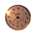 Wecker-Funk-Uhr mit warmem, beigem Zifferblatt und leuchtender Anzeige