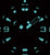 Orologio da uomo Chris Benz Depthmeter Digital 200M CB-D200X-G-SBG • Profondimetro digitale • Vetro zaffiro