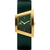 Danish Design Squeezy IV32Q1207 Damen Armbanduhr Grün • Asymmetrisches Trapezgehäuse • Mineralglas