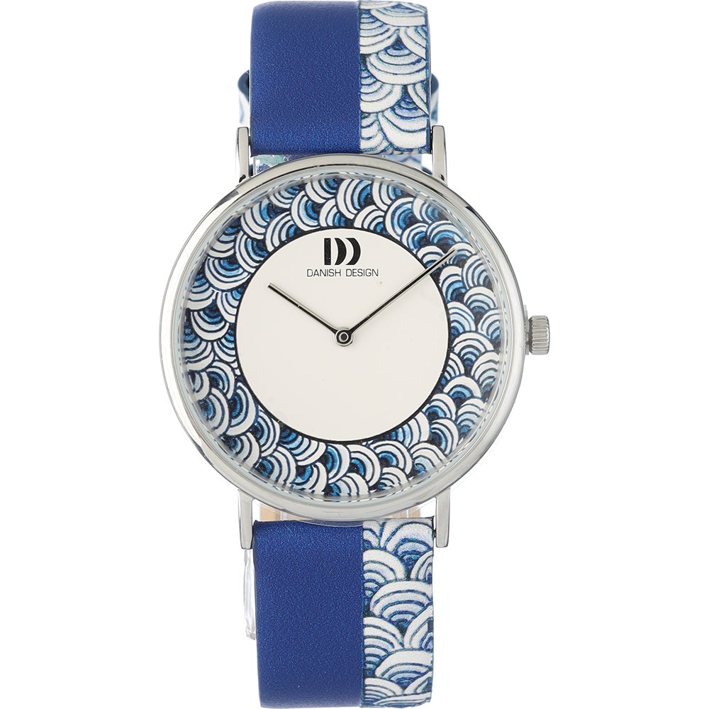 Danish Design Delft Blue IV51Q1173-SET Damen Armbanduhr Blau • Limitierte Edition • Miyota Quarzwerk