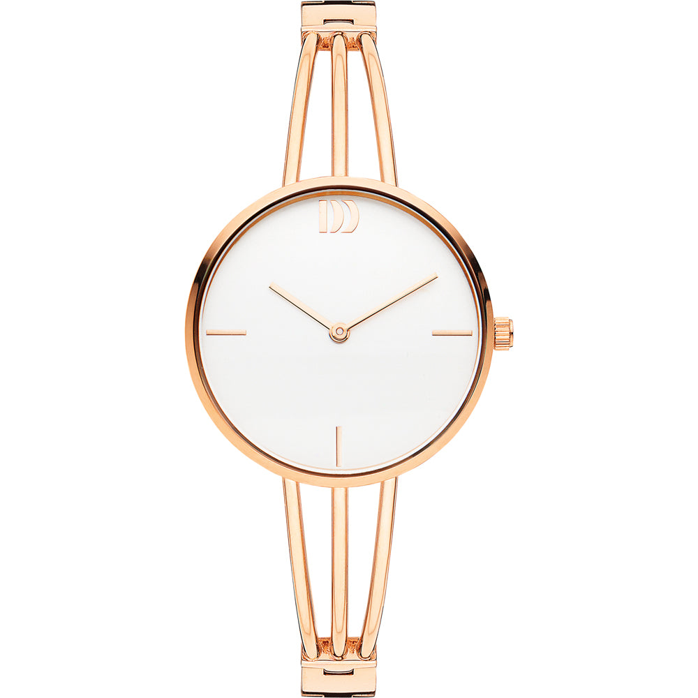 Danish Design Pure Jackie IV67Q1252 Damen Armbanduhr Roségold • Minimalistisches Design • Mineralglas