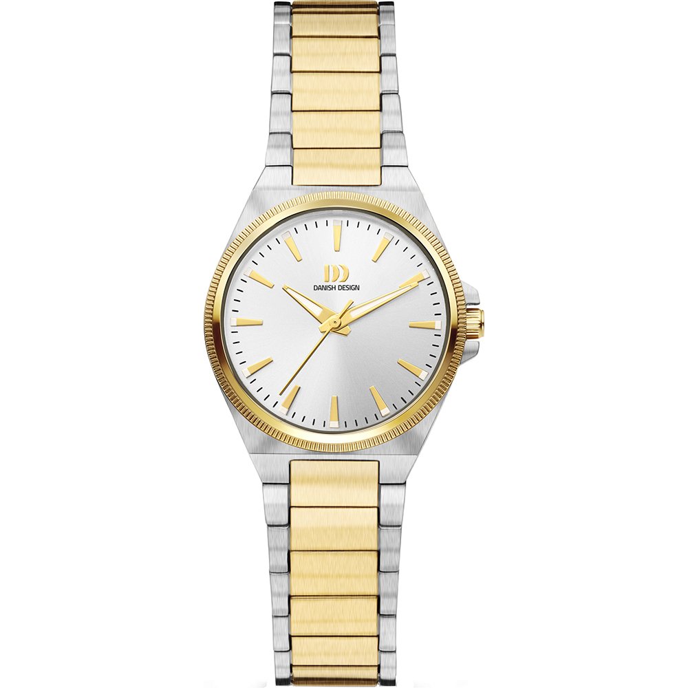 Danish Design Tidløs IV75Q1303 DKx Pro Damen Armbanduhr Bicolor • Saphirglas • LumiNova Zeiger & Indizes