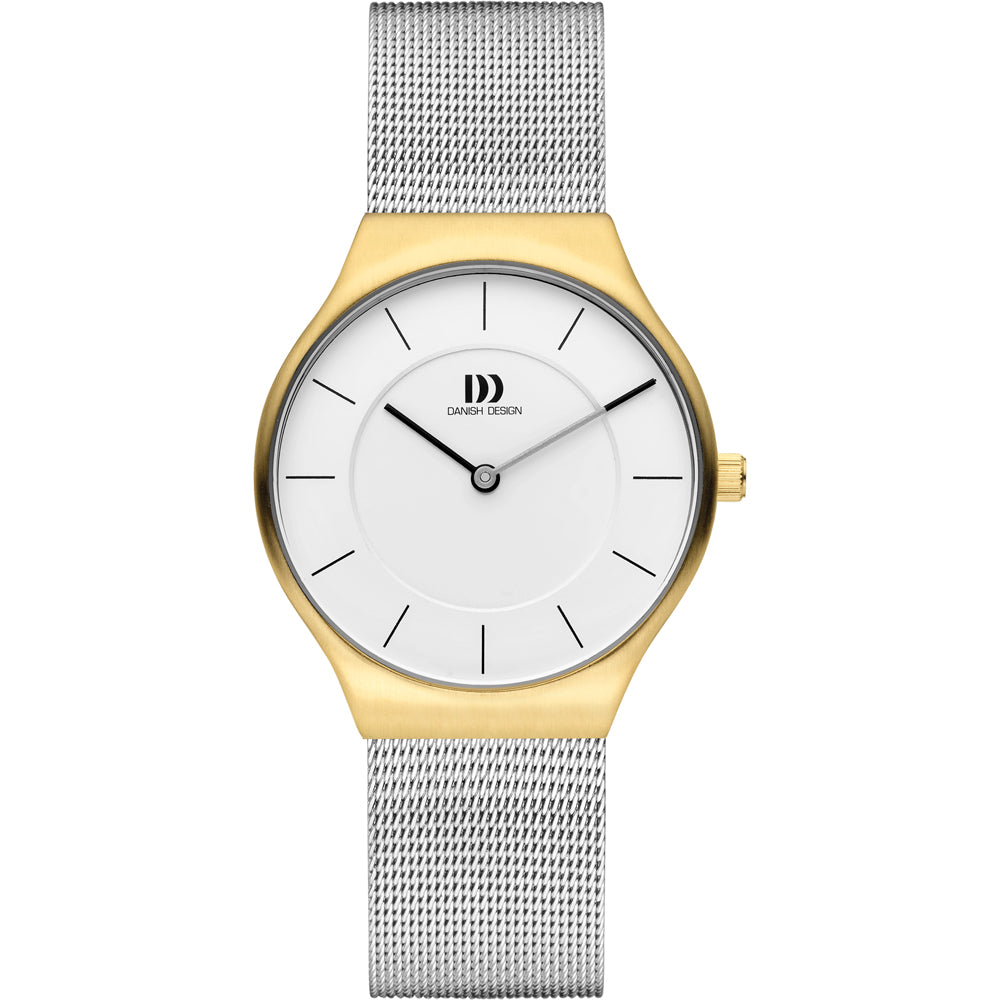 Danish Design Långeland IV65Q1259 Damen Armbanduhr Gold • Miyota Quarzwerk • Milanaise-Armband