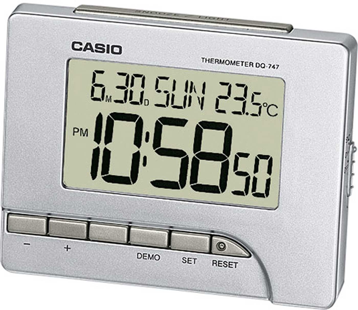 Sveglia Digitale Casio 9,6 cm Altezza Plastica • Display Digitale • Funzione Snooze