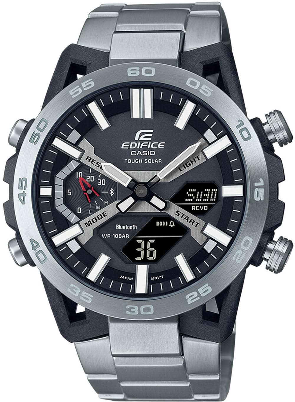 Orologio da uomo Casio Edifice ECB-2000D-1AEF • Funzioni smart • Tough Solar