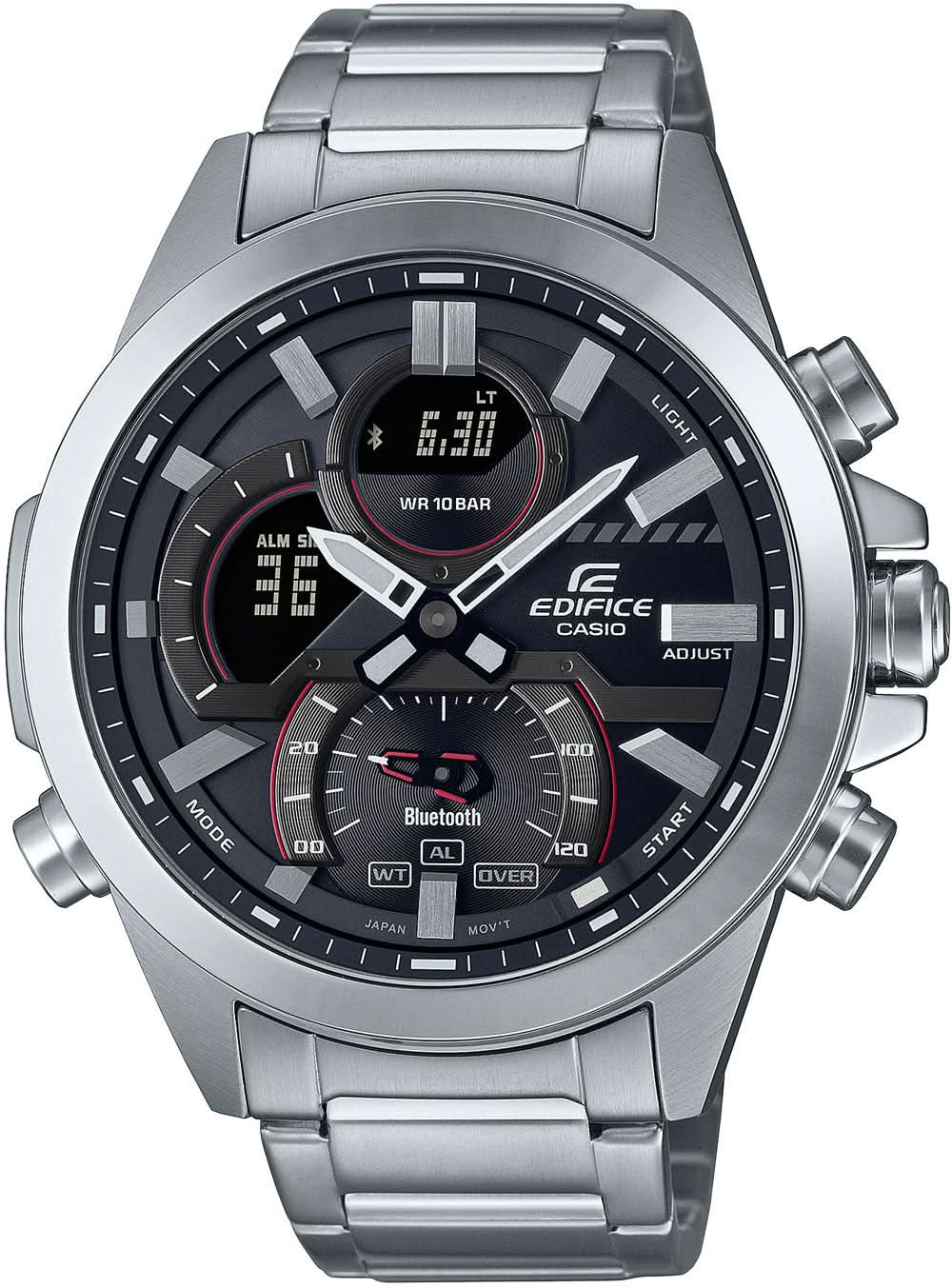 Orologio da uomo Casio Edifice ECB-30D-1AEF • Funzioni smart • Ora mondiale