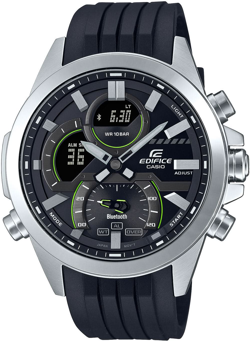 Orologio da uomo Casio Edifice ECB-30P-1AEF • Funzioni smart via Bluetooth • World Time