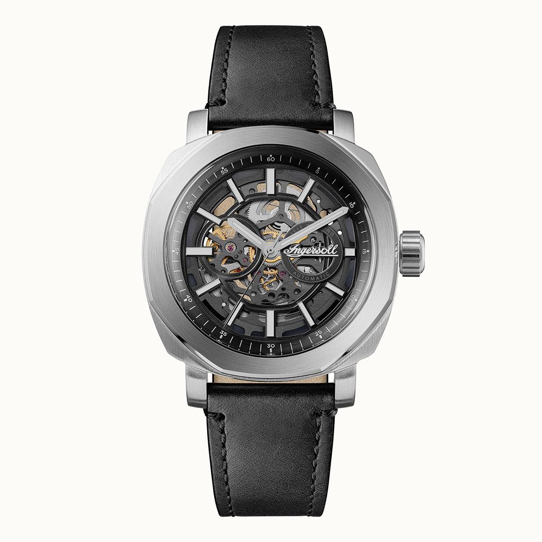 Ingersoll 1892 The Outrider I16401 Herren Armbanduhr Schwarz • Automatikwerk • Mineralglas kratzfest
