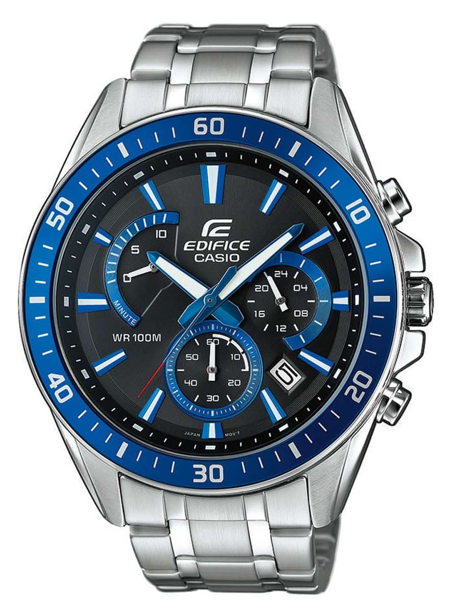 Orologio da uomo Casio Edifice EFR-552D-1A2VUEF • Cronografo sportivo • Design in acciaio inossidabile