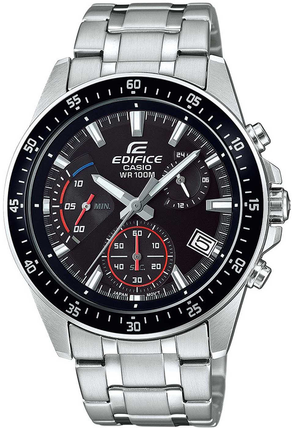 Orologio da uomo Casio EDIFICE EFV-540D-1AVUEF • Cronografo sportivo • Impermeabile 10 bar