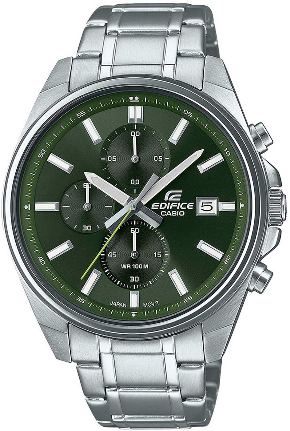 Orologio da uomo Casio Edifice EFV-610D-3CVUEF • Funzione cronografo • Design sportivo