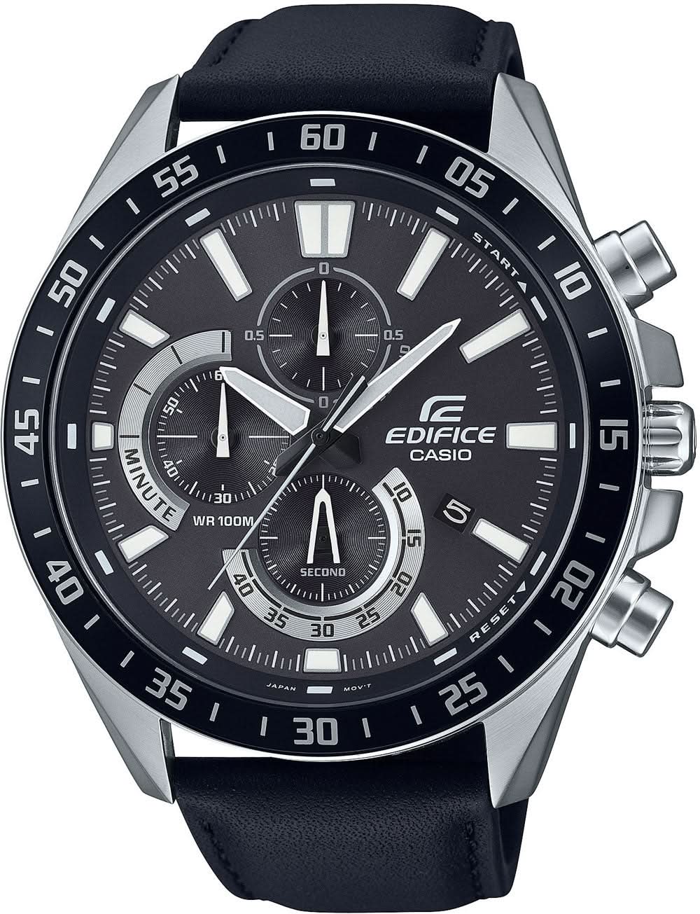 Casio Edifice EFV-620L-1AVUEF Orologio da uomo • Cronografo preciso • Impermeabile fino a 10 bar